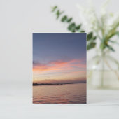 Sunset over Florida Bay, Key Largo FL Briefkaart (Staand voorkant)