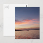 Sunset over Florida Bay, Key Largo FL Briefkaart (Voorkant / Achterkant)