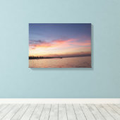 Sunset over Florida Bay, Key Largo FL Canvas Afdruk (Insitu (Houten vloer))