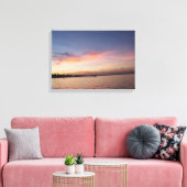 Sunset over Florida Bay, Key Largo FL Canvas Afdruk (Insitu (Woonkamer))