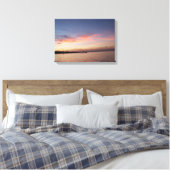 Sunset over Florida Bay, Key Largo FL Canvas Afdruk (Insitu (Slaapkamer))