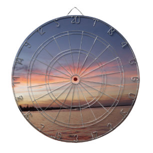 Sunset over Florida Bay, Key Largo FL Dartbord