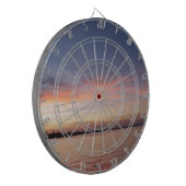 Sunset over Florida Bay, Key Largo FL Dartbord (Voorkant Links)