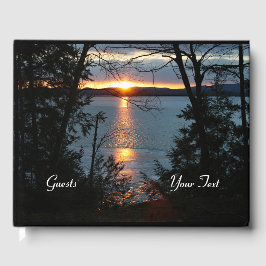 Sunset Over Forest Lake Gastenboek