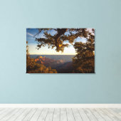 Sunset over Grand Canyon Canvas Afdruk (Insitu (Houten vloer))