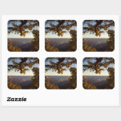 Sunset over Grand Canyon Vierkante Sticker (Vel)