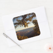 Sunset over Grand Canyon Vierkante Sticker (Envelop)