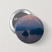 Sunset over Halong Bay - Vietnam, Azië Ronde Button 5,7 Cm (Voorkant /achterkant)
