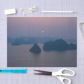 Sunset over Halong Bay - Vietnam, Azië Tissuepapier (Craft)