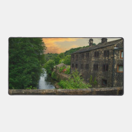 Sunset over Hawksclough Bridge, Mytholmroyd Bureaumat