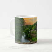 Sunset over Hawksclough Bridge, Mytholmroyd Koffiemok (Voorkant links)