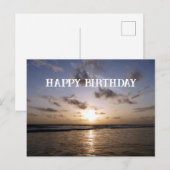 Sunset over het Arabisch Zee Briefkaart (Voorkant / Achterkant)