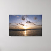Sunset over het Arabisch Zee Canvas Afdruk (Voorkant)
