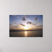 Sunset over het Arabisch Zee Canvas Afdruk (Voorkant)