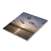 Sunset over het Arabisch Zee Tegeltje (Zijkant)