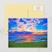 Sunset over het briefkaart van het wemmeer (Voorkant / Achterkant)