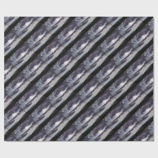 Sunset over het meer cadeaupapier (Vlak)