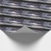 Sunset over het meer cadeaupapier (Hoek)