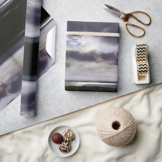 Sunset over het meer cadeaupapier (Crafts)