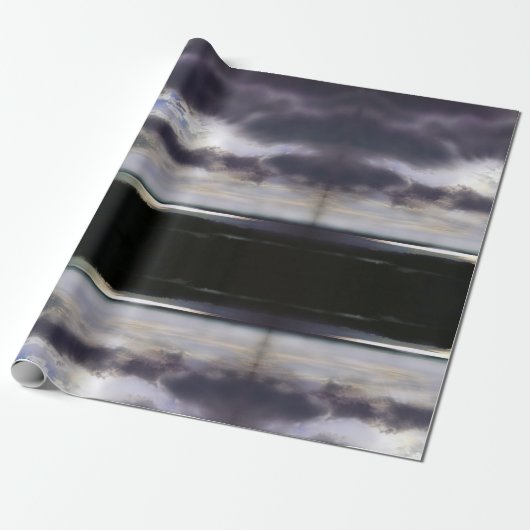 Sunset over het meer cadeaupapier (Uitgerold)