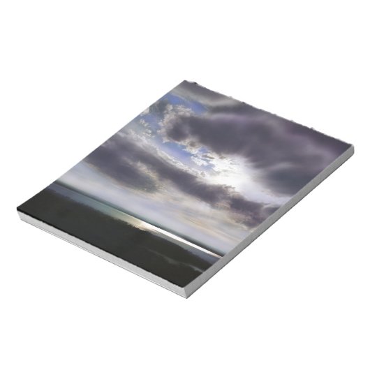 Sunset over het meer notitieblok (Linkerzijde)