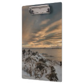 Sunset over het meer van Myvatn, IJsland Klembord (Links)