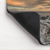 Sunset over het meer van Myvatn, IJsland Muismat (Hoek)