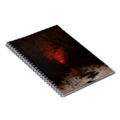 Sunset over het winterbos door Heinrich Gogarten Notitieboek (Rechterzijde)