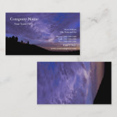 Sunset Over Hill Visitekaartje (Voorkant / Achterkant)
