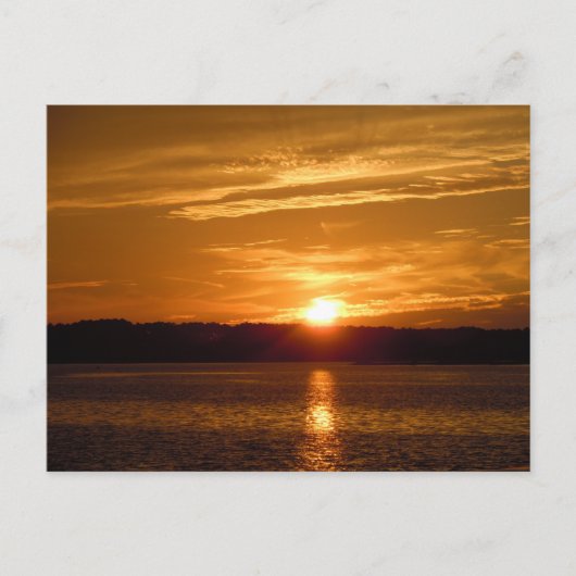 Sunset over Hilton Briefkaart (Voorkant)