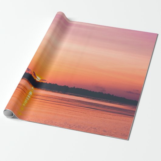 SUNSET OVER HORIZON CADEAUPAPIER (Uitgerold)