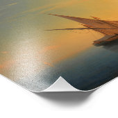 Sunset Over Ischia, Aivazovsky Foto Afdruk (Hoek)