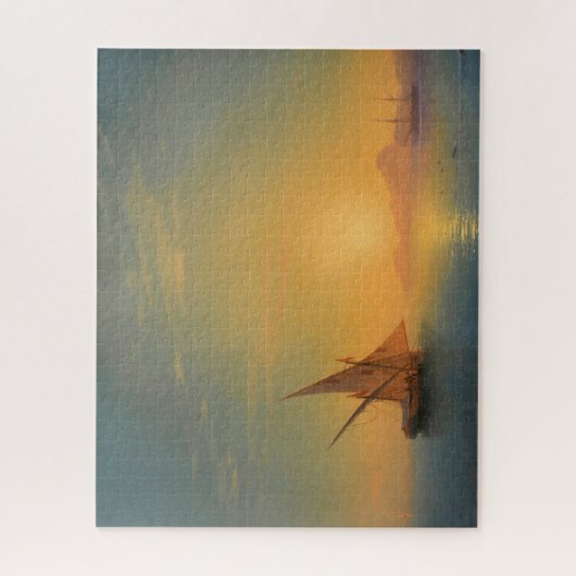 Sunset Over Ischia, Aivazovsky Legpuzzel (Verticaal)