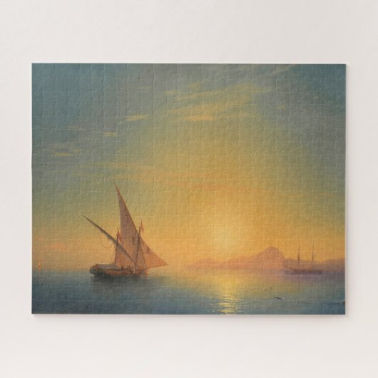 Sunset Over Ischia, Aivazovsky Legpuzzel (Horizontaal)