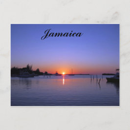 SUNSET OVER JAMAICA BRIEFKAART