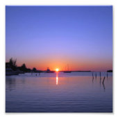 SUNSET OVER JAMAICA FOTO AFDRUK (Voorkant)