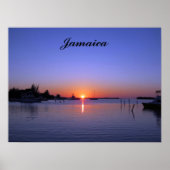 SUNSET OVER JAMAICA POSTER (Voorkant)