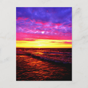 Sunset over Lake Erie Briefkaart