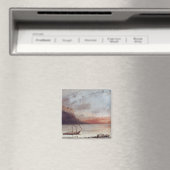 Sunset over Lake Leman, 1874 Magneet (Insitu (Vaatwasser))