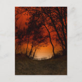 Sunset over Lake Michigan dunne Briefkaart (Voorkant)