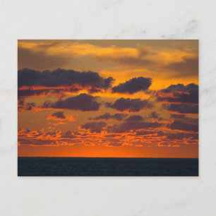 Sunset Over Lake Michigan, Ludington, Michigan Briefkaart