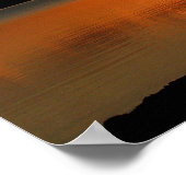 Sunset Over Lake Thurmond Poster (Hoek)