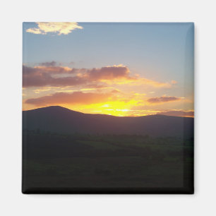 Sunset over Lakeland Fells Magneet