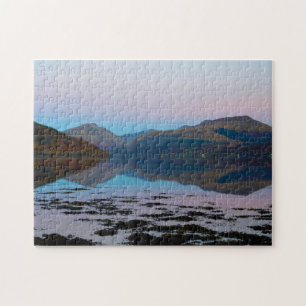 Sunset over Loch Fyne, Scotland Jigzaag puzzle Legpuzzel