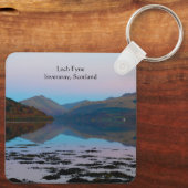 Sunset over Loch Fyne, Scotland Keyring Sleutelhanger (Achterkant)