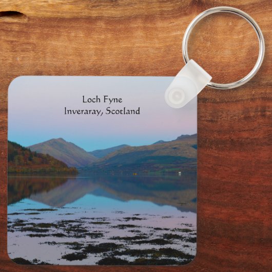 Sunset over Loch Fyne, Scotland Keyring Sleutelhanger (Achterkant)