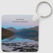 Sunset over Loch Fyne, Scotland Keyring Sleutelhanger (Achterkant)