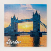 Sunset Over Londen, Engeland, Verenigd Koninkrijk Legpuzzel (Verticaal)