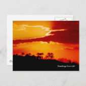 Sunset over Los Angeles California Briefkaart (Voorkant / Achterkant)