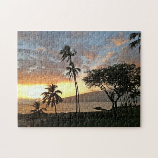 Sunset Over Maalaea Bay, Maui Legpuzzel (Horizontaal)